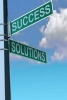 Success Solutions Street Signs Journal - 150 Page Lined Notebook/Diary (Paperback) - Cool Image Photo