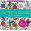 Butterfly Designs Artist's Coloring Book (31 Stress-Relieving Designs) (Paperback) - Joy Ting Photo