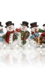 A Row of Happy Snowmen, for the Love of Christmas - Blank 150 Page Lined Journal for Your Thoughts, Ideas, and Inspiration (Paperback) - Unique Journal Photo