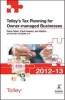 Tolley's Tax Planning for Owner-managed Businesses 2012-13 (Paperback) - Paula Tallon Photo