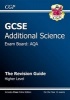 GCSE Additional Science AQA Revision Guide - Higher (with Online Edition) (A*-G Course) (Paperback) - CGP Books Photo