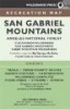 Map San Gabriel Mountains (Sheet map, folded, Revised) - Wilderness Press Photo