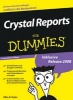 Crystal Reports Fur Dummies (German, English, Paperback) - Allen G Taylor Photo