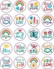 Faith Shape Stickers - Kid-Drawn (Stickers) - Carson Dellosa Christian Publishing Photo