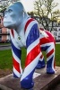 A Very British Gorilla Statue in Bristol, England - Blank 150 Page Lined Journal for Your Thoughts, Ideas, and Inspiration (Paperback) - Unique Journal Photo