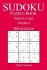 300 Medium to Hard Sudoku Puzzle Book - Volume 6 (Paperback) - Jimmy Solovan Photo