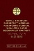 World Passport Travel Journal - 200 Pages, 6"x9" Ruled Notebook, Dark Red Antique Cover, Generous Line Spacing, Easy on the Eyes White Lines on Gray Background for Free Writing, Drawing, Doodles, Images Etc. (Paperback) - Spicy Journals Photo