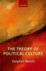 The Theory of Political Culture (Hardcover) - Stephen Welch Photo