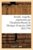 Amadis, Tragedie, Representee Par L'Academie-Royale de Musique 16 Janvier 1684 (French, Paperback) - Sans Auteur Photo