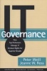 IT Governance - How Top Performers Manage IT for Superior Results (Hardcover, New) - Peter Weill Photo