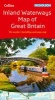 Collins Nicholson Inland Waterways Map of Great Britain (Sheet map, folded, New edition) - Collins Maps Photo