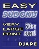 Easy Sudoku Very Large Print - 50pt Font! (Paperback) - DJ Ape Photo