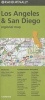  Los Angeles & San Diego, California Regional Map (Sheet map, folded) - Rand McNally Photo