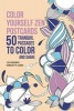 Color Yourself Zen Postcards - 50 Tranquil Passages to Color and Share (Paperback) - Lisa Magano Photo