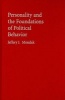 Personality and the Foundations of Political Behavior (Hardcover) - Jeffery J Mondak Photo