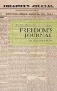 Freedom's Journal - The First African-American Newspaper (Paperback, annotated edition) - Jacqueline Bacon Photo