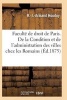 Condition Et de L'Administration Des Villes Chez Les Romains (French, Paperback) - Houdoy R J A Photo