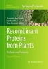 Recombinant Proteins from Plants - Methods and Protocols (Paperback) - Jacqueline MacDonald Photo