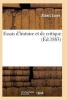 Essais D'Histoire Et de Critique (French, Paperback) - Sorel a Photo