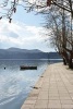 Lakeside at Orestiada Lake in Kastoria Greece Journal - 150 Page Lined Notebook/Diary (Paperback) - Cool Image Photo