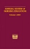 Annual Review of Nursing Education, v. 1 (Hardcover) - Marilyn H Oermann Photo