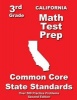 California 3rd Grade Math Test Prep - Common Core State Standards (Paperback) - Teachers Treasures Photo