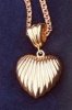 The Golden Heart Necklace Journal - 150 Page Lined Notebook/Diary (Paperback) - Cool Image Photo