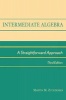 Intermediate Algebra - A Straightforward Approach (Hardcover, Revised) - Martin M Zuckerman Photo