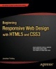 Beginning Responsive Web Design with HTML5 and CSS3 (Paperback) - Jonathan Fielding Photo