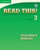 Read This! Level 3 Teacher's Manual with Audio CD, Level 3 - Fascinating Stories from the Content Areas (Paperback) - Alice Savage Photo