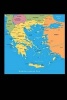 Map of Greece Journal - 150 Page Lined Notebook/Diary (Paperback) - Cool Image Photo