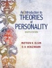 An Introduction to Theories of Personality (Hardcover, United States ed of 8th revised ed) - Matthew H Olson Photo