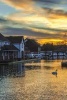 Sunset in Wroxham, England - Blank 150 Page Lined Journal for Your Thoughts, Ideas, and Inspiration (Paperback) - Unique Journal Photo