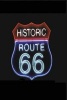 Neon Route 66 Journal - 150 Page Ruled Journal / Diary (Paperback) - Rustic Images Photo