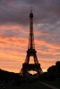 The Eiffel Tower at Sunset Journal - 150 Page Lined Notebook/Diary (Paperback) - Cs Creations Photo