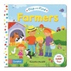 Flip and Find Farmers - A Guess Who/Where Flap Book About Farmers and Their Animals (Board book, Main Market Ed.) - Samantha Meredith Photo