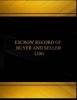 Escrow Record of Buyer and Seller Check Log (Log Book, Journal - 125 Pgs, 8.5 X - Escrow Record of Buyer and Seller Logbook (Black Cover, X-Large) (Paperback) - Centurion Logbooks Photo