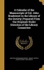 A Calendar of the Manuscripts of Col. John Bradstreet in the Library of the Society; Prepared from the Originals Under Direction of the Library Committee (Hardcover) - American Antiquarian Society Library Photo