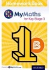 Mymaths for Ks3 Homework Book 1b Single (Book) -  Photo