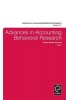 Advances in Accounting Behavioral Research (Hardcover) - Donna Bobek Schmitt Photo