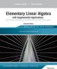 Elementary Linear Algebra With Supplemental Applications (Paperback, 11th International student edition) - Howard Anton Photo