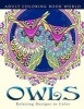 Adult Coloring Books: Owls - Relaxing Designs to Color for Adults (Paperback) - Adult Coloring Book World Photo