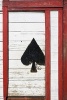 Ace of Spades Painted on a Wooden Door Journal - 150 Page Lined Notebook/Diary (Paperback) - Benton Press Photo