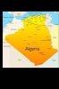 Map of Algeria Journal - 150 Page Lined Notebook/Diary (Paperback) - Cool Image Photo