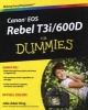 Canon EOS Rebel T3i/600D For Dummies (Paperback) - Julie Adair King Photo