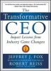 Transformative CEO: Impact Lessons from Industry Game Changers (Hardcover, New) - Jeffrey J Fox Photo