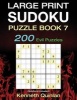 Large Print Sudoku Puzzle Book 7 - 200 Evil Puzzles (Paperback) - Kenneth Quinlan Photo