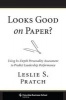 Looks Good on Paper? - Using In-Depth Personality Assessment to Predict Leadership Performance (Hardcover) - Leslie S Pratch Photo