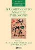 A Companion to Analytic Philosophy (Paperback) - Al P Martinich Photo