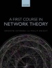 A First Course in Network Theory (Paperback) - Ernesto Estrada Photo